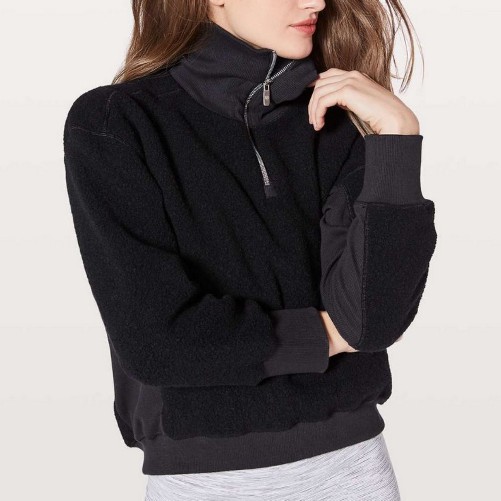 Lululemon Stand Out Sherpa 1/2 Zip